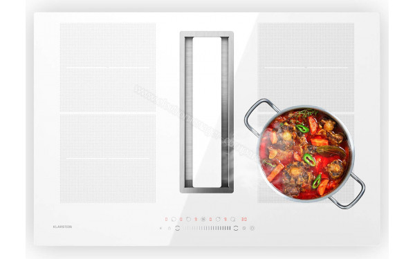 KLARSTEIN Chef-Fusion Down Air System 77 Blanc - Vue du dessus