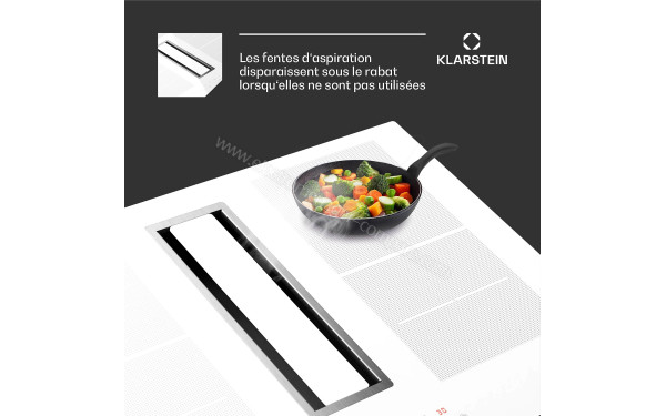 KLARSTEIN Chef-Fusion Down Air System 77 Blanc - Mise en situation