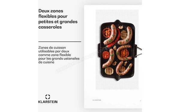 KLARSTEIN Chef-Fusion Down Air System 77 Blanc - Mise en situation