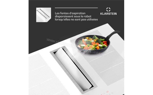 KLARSTEIN Chef-Fusion Down Air System 90 Blanc - Mise en situation