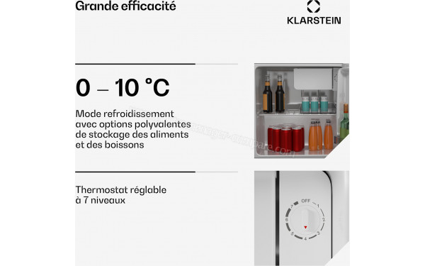 KLARSTEIN Irene Mini Blanc - Panneau de commandes