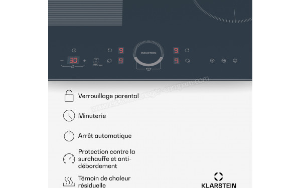 KLARSTEIN Delicatessa 60 Hybrid Noir 2024 - Panneau de commandes