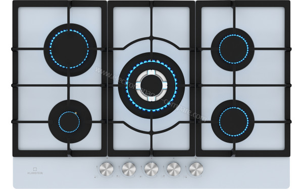 KLARSTEIN Ignito 5 Blanc - Vue du dessus