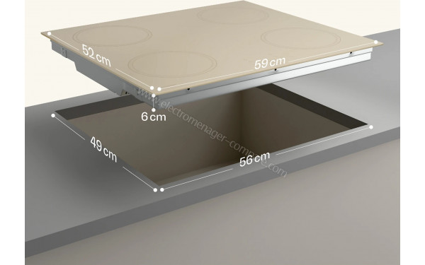 KLARSTEIN Victoria Induction 4 Cr&egrave;me - Dimensions