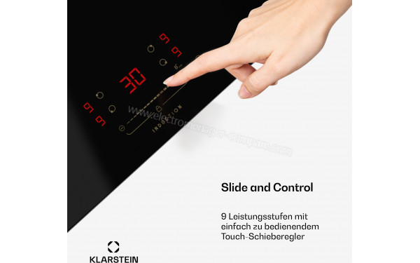 KLARSTEIN Victoria Induction 4 Noir - &Eacute;cran tactile