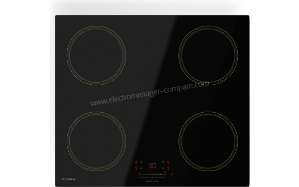 KLARSTEIN Victoria Induction 4 Noir - Vue du dessus