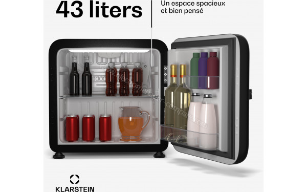 KLARSTEIN Audrey Evo 43 L Noir - Dimensions