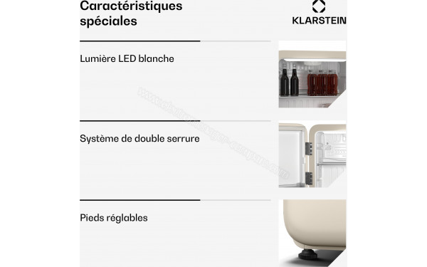 KLARSTEIN Audrey Evo 43 L Cr&egrave;me - Mise en situation