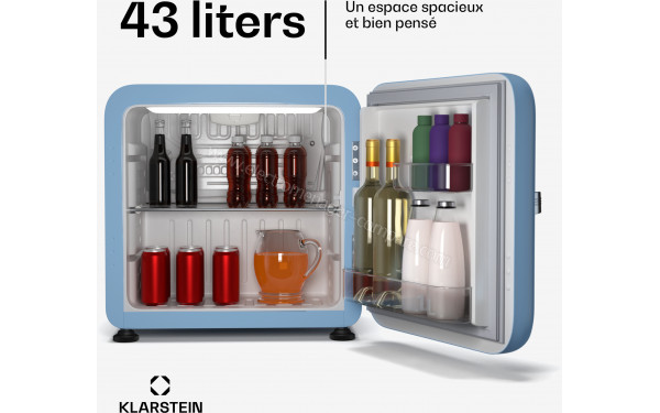 KLARSTEIN Audrey Evo 43 L Bleu - Dimensions