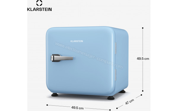 KLARSTEIN Audrey Evo 43 L Bleu - Dimensions