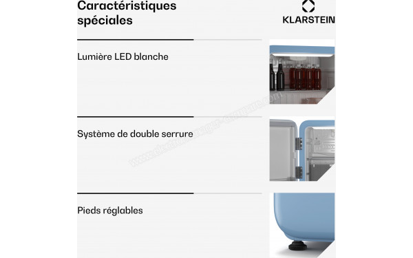 KLARSTEIN Audrey Evo 43 L Bleu - Mise en situation