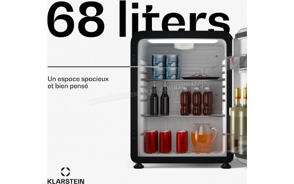 KLARSTEIN Audrey Evo 68 L Noir - Dimensions