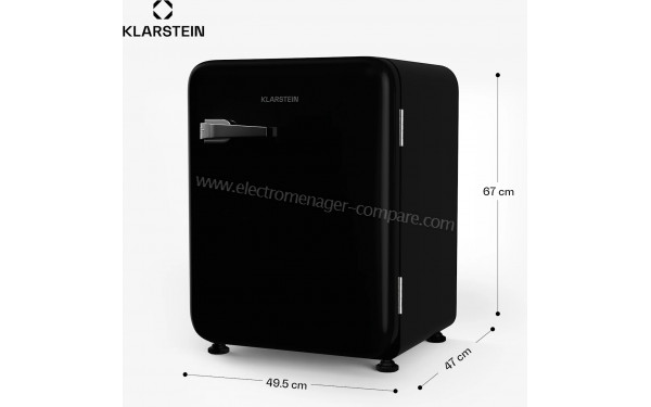 KLARSTEIN Audrey Evo 68 L Noir - Dimensions