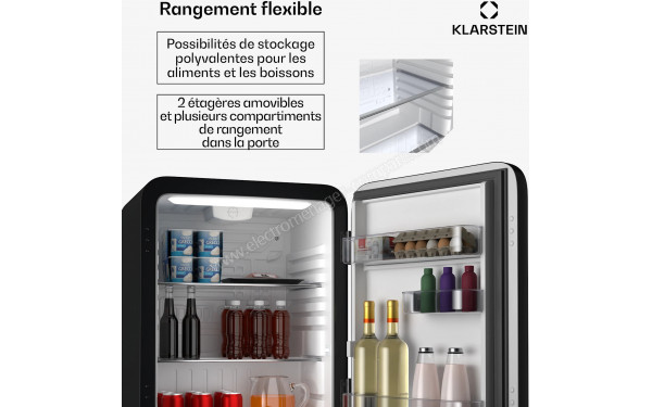 KLARSTEIN Audrey Evo 68 L Noir - Vue de l'int&eacute;rieur