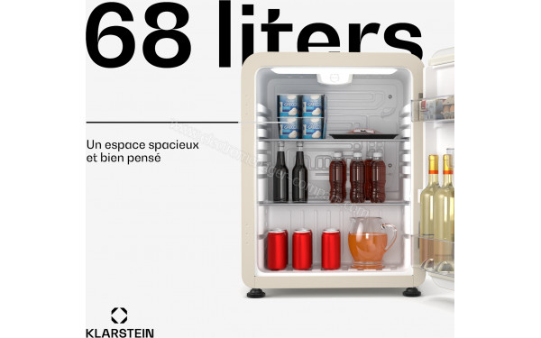 KLARSTEIN Audrey Evo 68 L Cr&egrave;me - Dimensions