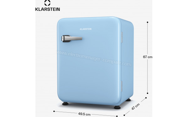 KLARSTEIN Audrey Evo 68 L Bleu - Dimensions