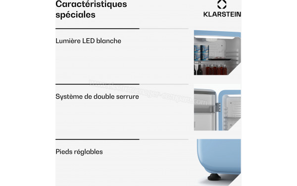 KLARSTEIN Audrey Evo 68 L Bleu - Mise en situation