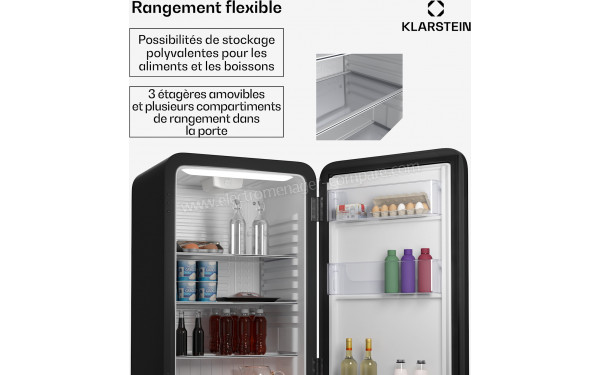 KLARSTEIN Audrey Evo 90 L Noir - Vue de l'int&eacute;rieur