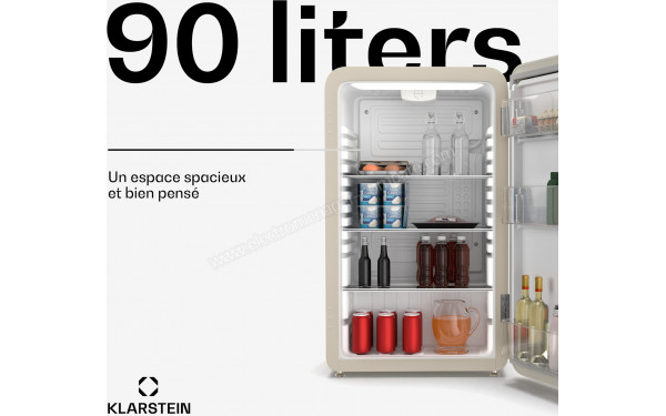 KLARSTEIN Audrey Evo 90 L Cr&egrave;me - Dimensions