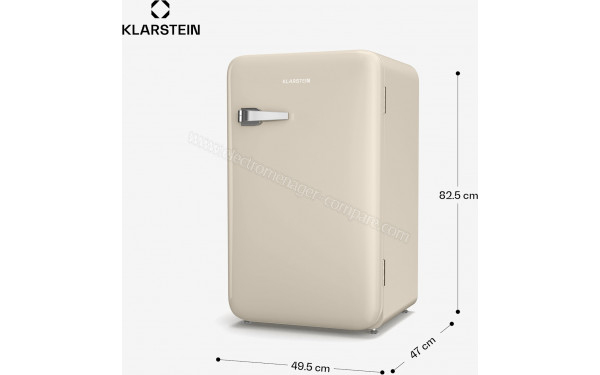 KLARSTEIN Audrey Evo 90 L Cr&egrave;me - Dimensions