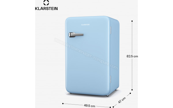 KLARSTEIN Audrey Evo 90 L Bleu - Dimensions