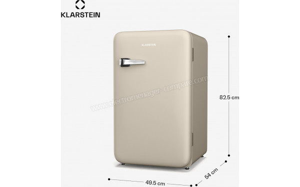 KLARSTEIN Audrey Evo 112 L Cr&egrave;me - Dimensions