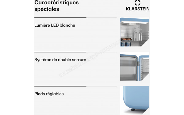 KLARSTEIN Audrey Evo 112 L Bleu - Mise en situation