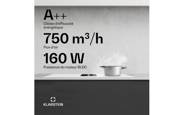 KLARSTEIN AirJet 90 Down Air System Blanc - Mise en situation