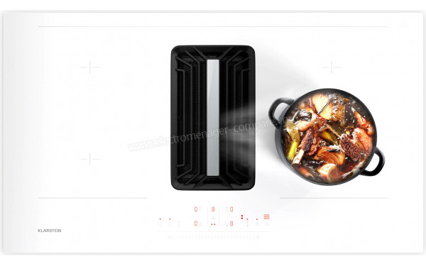 KLARSTEIN AirJet 90 Down Air System Blanc - Vue du dessus