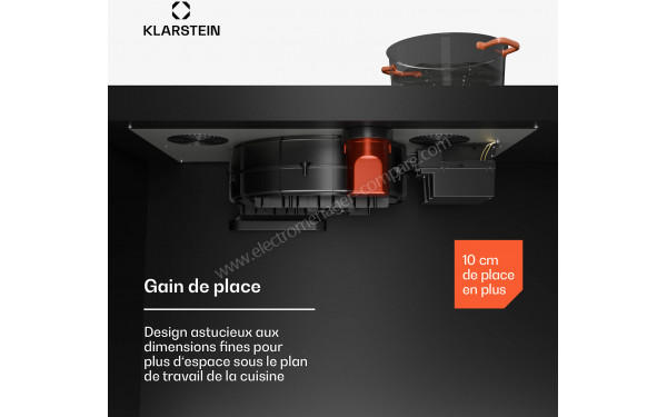 KLARSTEIN AirJet 90 Down Air System Anthracite - Mise en situation
