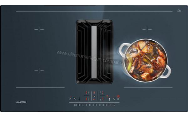 KLARSTEIN AirJet 90 Down Air System Anthracite - Vue du dessus