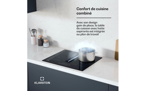 KLARSTEIN AirJet 60 Down Air System Noir - Mise en situation