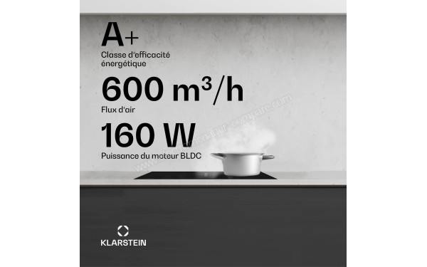 KLARSTEIN AirJet 60 Down Air System Noir - Mise en situation