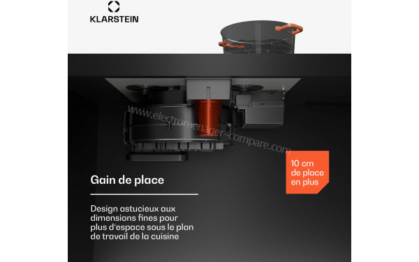 KLARSTEIN AirJet 60 Down Air System Noir - Mise en situation