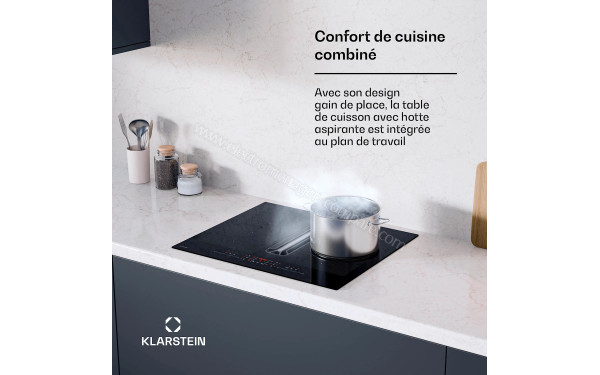 KLARSTEIN AirJet FlexPro Down Air System 60 Noir - Mise en situation