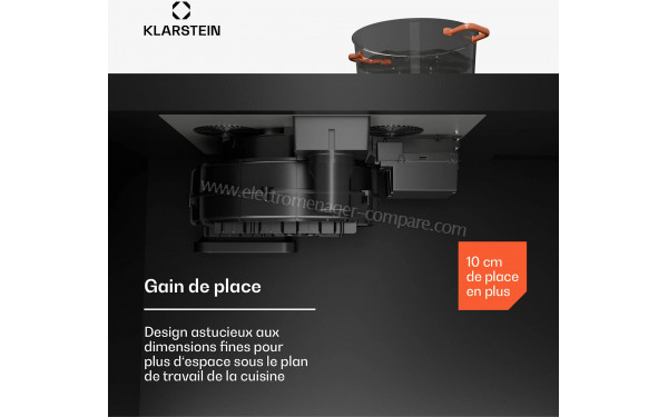KLARSTEIN AirJet FlexPro Down Air System 60 Noir - Mise en situation