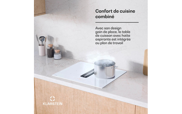 KLARSTEIN AirJet FlexPro Down Air System 60 Blanc - Mise en situation