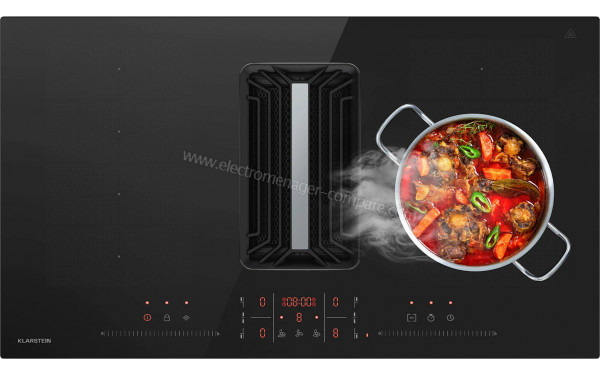 KLARSTEIN AirJet FlexPro Down Air System 90 Noir - Vue du dessus