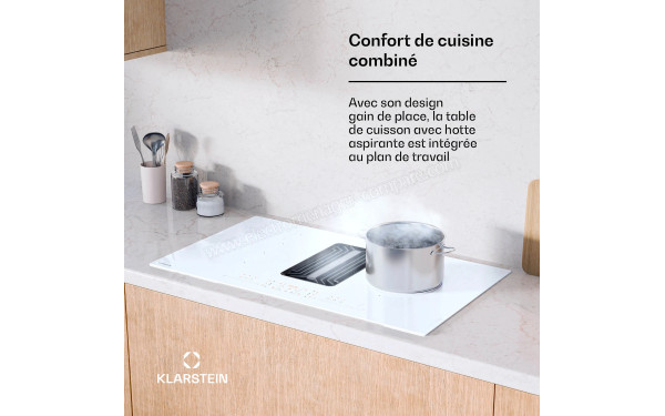KLARSTEIN AirJet FlexPro Down Air System 90 Blanc - Mise en situation