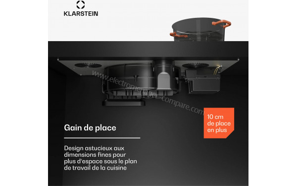 KLARSTEIN AirJet FlexPro Down Air System 90 Blanc - Mise en situation