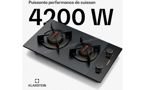 KLARSTEIN Goldflame Nano 2 - Puissance de cuisson