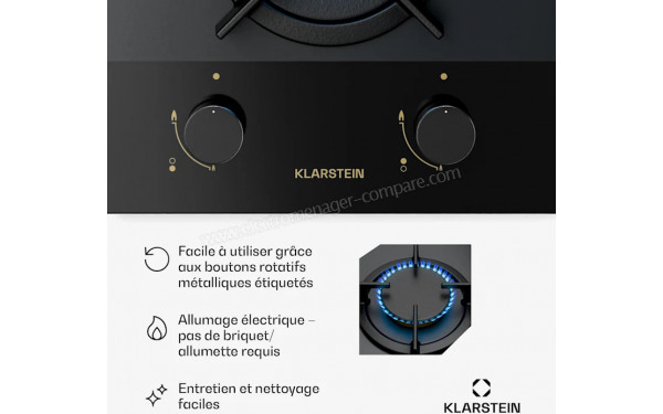 KLARSTEIN Goldflame Nano 2 - Panneau de commandes