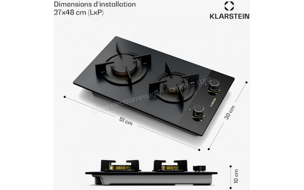 KLARSTEIN Goldflame Nano 2 - Dimensions