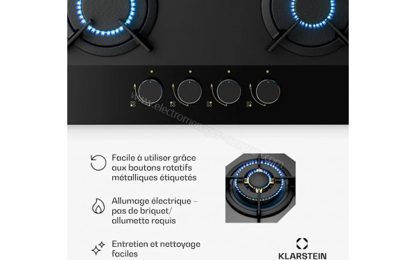 KLARSTEIN Goldflame Nano 4 - Panneau de commandes