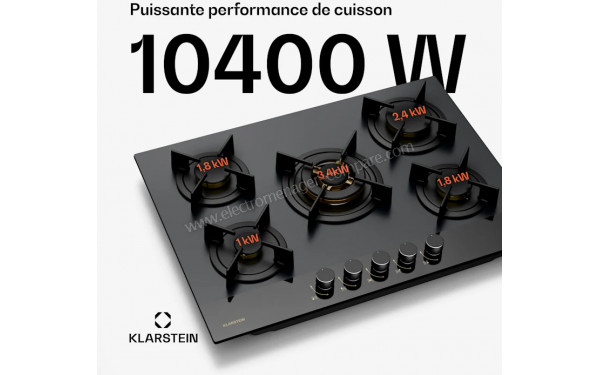 KLARSTEIN Goldflame Nano 5 - Puissance de cuisson