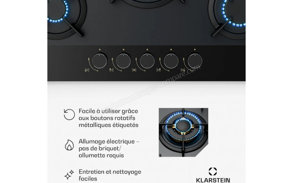 KLARSTEIN Goldflame Nano 5 - Panneau de commandes