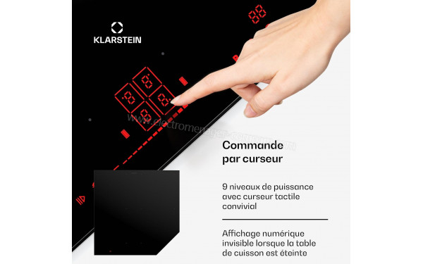 KLARSTEIN NanoGlow - Panneau de commandes