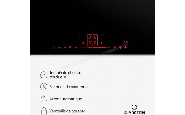 KLARSTEIN NanoGlow - Panneau de commandes