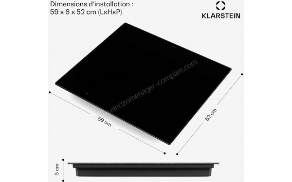 KLARSTEIN NanoGlow - Dimensions