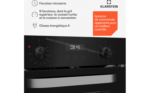 KLARSTEIN SmartSlim Noir - Vue des programmes